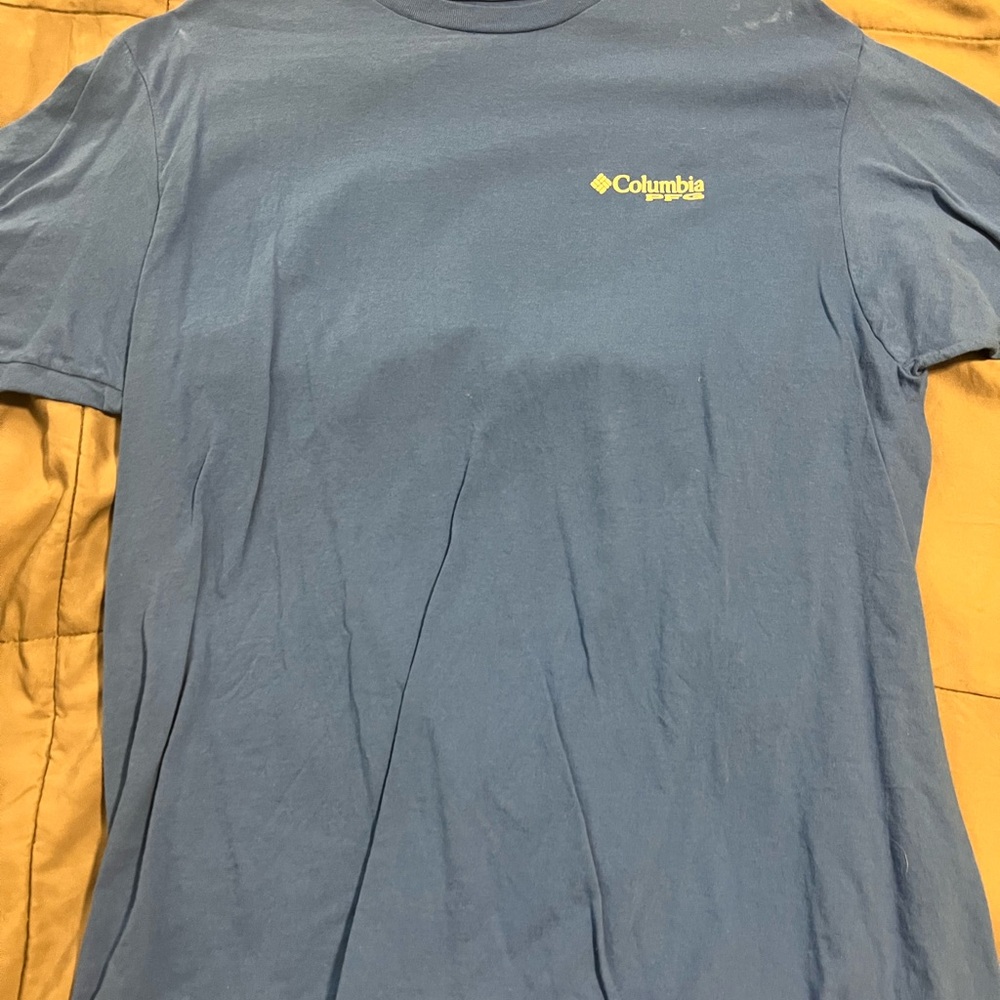 Columbia Men's Short Sleeve Blue Tee